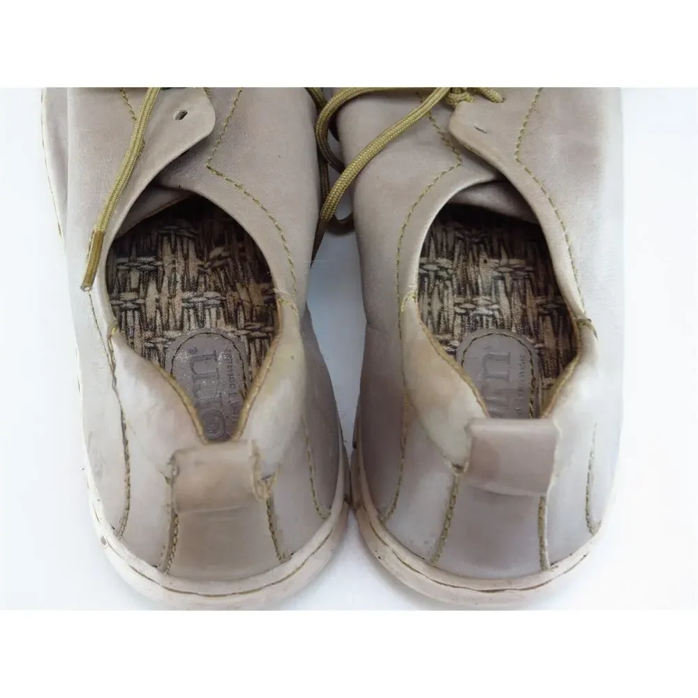 Born Size 7‎ Sneaker Brown Leather Medium Lace Up Women